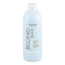 Шампунь с антижелтым эффектом Kapous Blond Bar 500 мл - фото 36675
