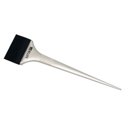 Кисть-лопатка Dewal для окрашивания, силиконовая, черная с белой ручкой широкая 54 мм - фото 41040