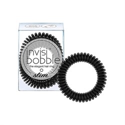 Резинка-браслет для волос Slim True Black Invisibobble - фото 45022