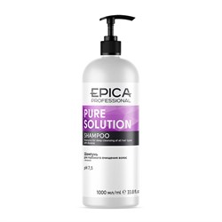 Шампунь для глубокого очищения с натуральным бетаином Epica Pure Solution 1 л - фото 46308