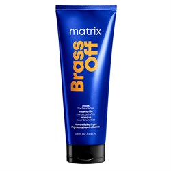 Маска для волос Холодный Блонд для нейтрализации желтизны Brass Off Matrix 200 мл - фото 48560
