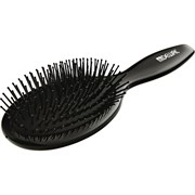 Щетка массажная Dewal BLACK деревянная пластиковый штифт, 11 рядов