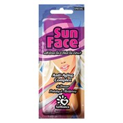 Крем для загара в солярии Sun Face для лица с экстрактом черного и зеленого чая SolBianca 15 мл